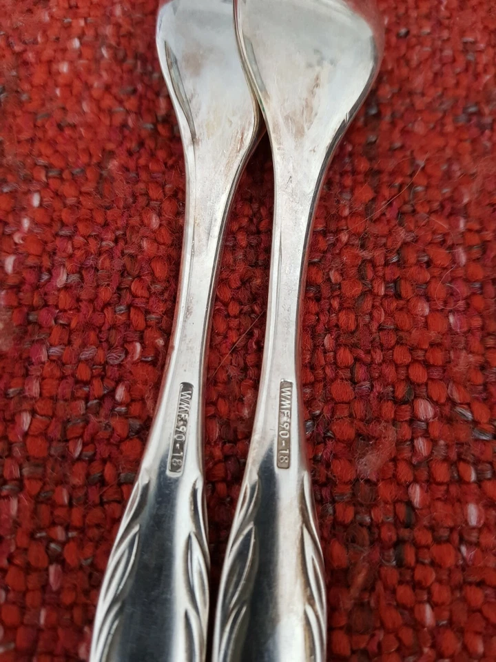 Alter wunderschöner von WMF Besteck mit 6 versilberten Kuchengabeln - Bild 4 von 4