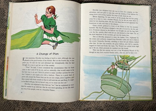 Vintage The Wizard of Oz Book 1962 by L. Frank Baum Illustrated - Picture 9 of 10