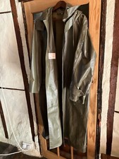 MILITARY KLEPPER PVC GUMMI MANTEL LARGE GREAT CONDITIONdusty not cleaned VINTAGE