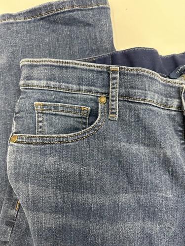 Isaac Mizrahi Live Womens Jeans Size 16 Denim Slit Leg - Imagen 2 de 13