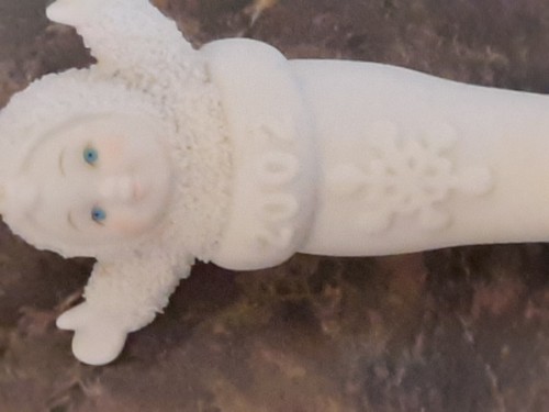 Department 56 02 Snowbabies Baby In My Stocking Hanging Christmas Tree Ornament - Picture 2 of 7