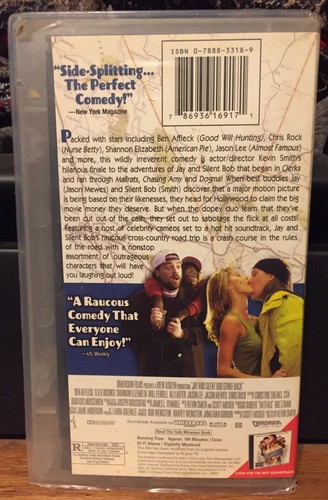 “Pre-owned/Used” Jay and Silent Bob Strike Back (VHS 2002) R Rated Comedy Movie! - Picture 2 of 7