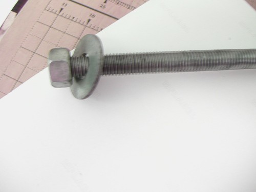 Carriage Bolt 5/8-11 x 9 Zinc plated with Nut and Washer - Picture 4 of 4