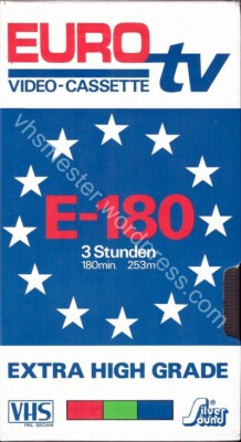SILVER SOUND EHG E-180 VHS Videocassette Neu & OVP