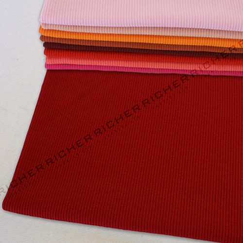 Medio metro 100% algodón de punto 2x2 costilla babywear elástico jersey tela material - Imagen 41 de 51