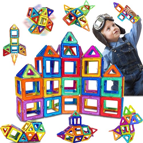 122Stk Blocks Magnetic Building Kinder Spielzeug Magnetische Bausteine Blöcke DE - Bild 9 von 10