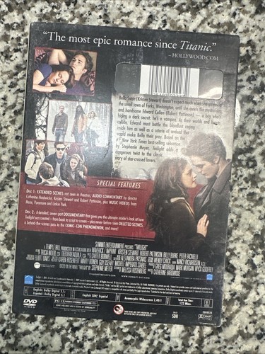 Twilight (DVD, 2008) Saga New Moon Collectors Edition Bundle - Foto 2 di 6