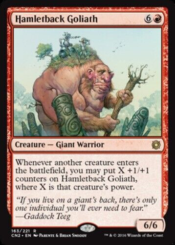 MTG - 4 x Hamletback Goliath - Playset 4x x4 - Conspiracy: Take the Crown Foil - Picture 1 of 1