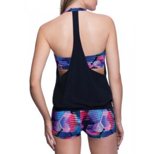 Gottex Damen Tankini zweiteiliges Set Badeanzug BH Größe Top Jungenshorts Unterteil 10 - Bild 3 von 11