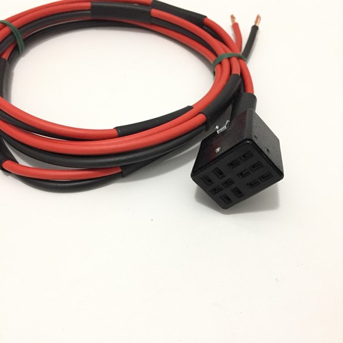 Yaesu Sommerkamp FT-301 FT-301D /SD 12VdC power cable cord cavo alimentaz + fuse - Bild 2 von 7