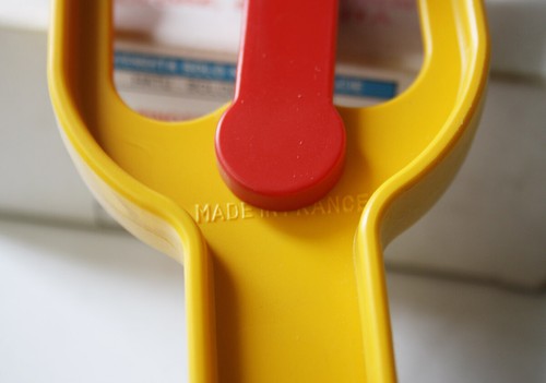 VINTAGE 1979 MISTER BABY PLASTIC RATTLE TOY NOISE MAKER BERCHET FRANCE NEW NOS ! - Picture 7 of 7