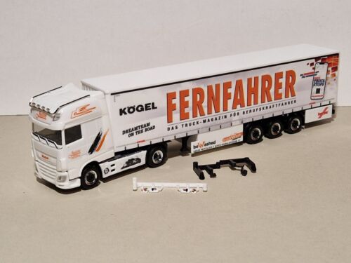 Herpa -- Justen Fernfahrer -- Daf XF 106 Gardinen Planen Sattelzug - Bild 2 von 3