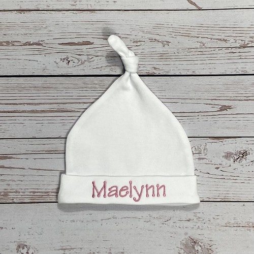 Personalized Baby Hat with Custom Embroidered Name, 100% Cotton Baby Beanie  - Picture 5 of 17