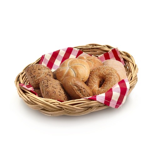 2PC Fish & Chips Rattan serving basket sticky rice Vegetables Bread Food - Picture 7 of 7