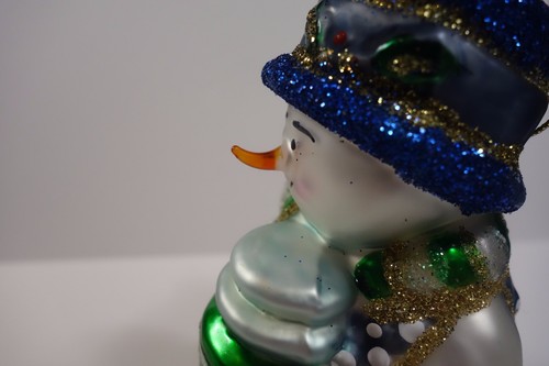 Candela Yankee Nicholas Snowbrite da collezione decorazione natalizia vetro soffiato - Foto 7 di 8