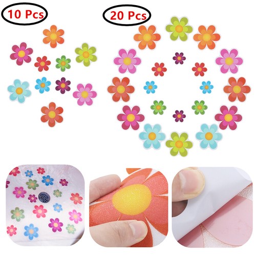 20Pcs Non Slip Flower Stickers Decals Tape for Bath Tub Stairs Shower Room