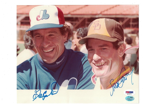 Gary Carter Montreal Ausstellungen Steve Garvey Padres signiert 8x10 Foto SGC PSA/DNA