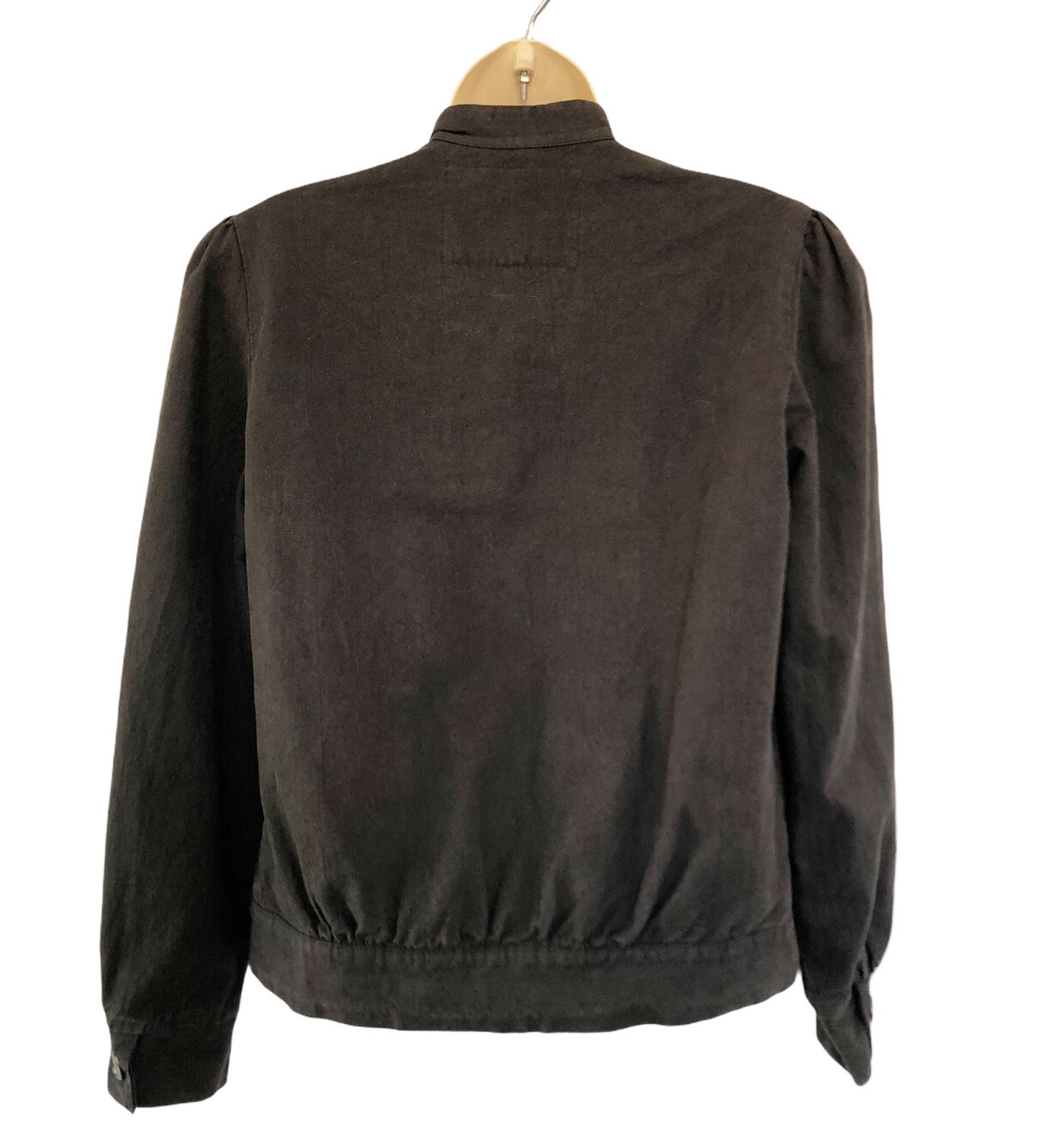 Rails Women's Sz S Black Denim Button Front Jean … - image 3