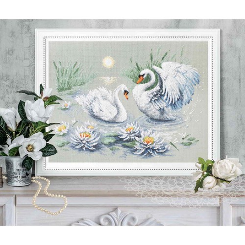 Magic Needle Zweigart Edition Kreuzstich Set "Hochzeitswalzer", Zählmuster, 41x3 - Bild 3 von 10