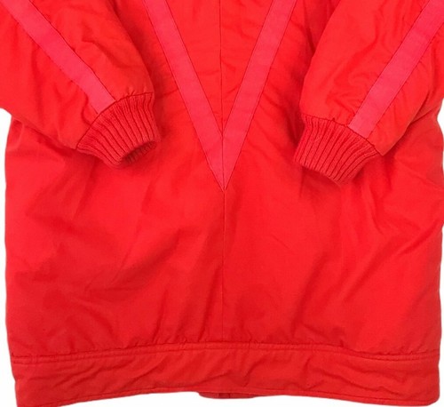 VTG MULBERRY STREET Womens Red Large Heavy Zip UP & Snap Quilted Lined Coat - Picture 5 of 8