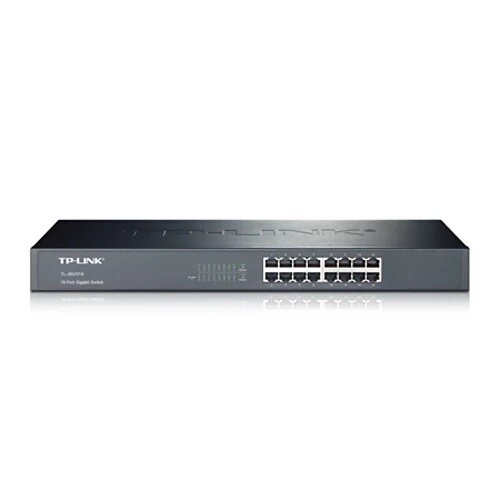 TP-Link TL-SG1016 16-Port Gigabit Rackmount Switch - TP-LINK - 第 1/3 張圖片