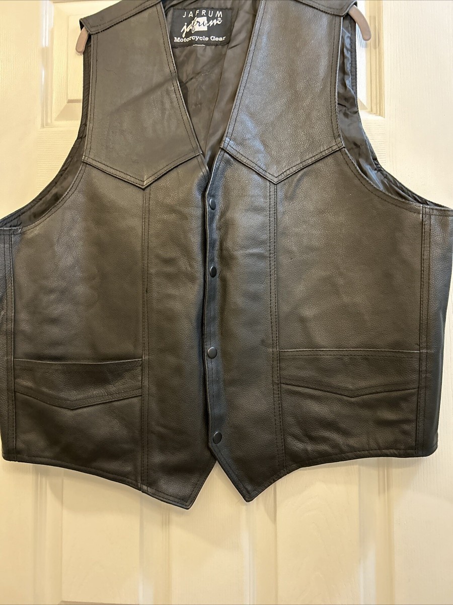 Jafrum leather vest best sale