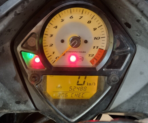 DASHBOARD METER SPEEDOMETER INSTRUMENT PANEL SPEEDO SUZUKI SV 650S 2008 2003-11 - Picture 2 of 11