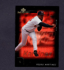 2002 UPPER DECK MVP GOLD SCRIPT PARALLEL #79 PEDRO MARTINEZ RED SOX SP #/25 NM