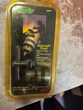 NOS  Jacobs 3/8" Multi-Craft Drill Chuck 3/8"-24 Mount 30247 USA Made Tool