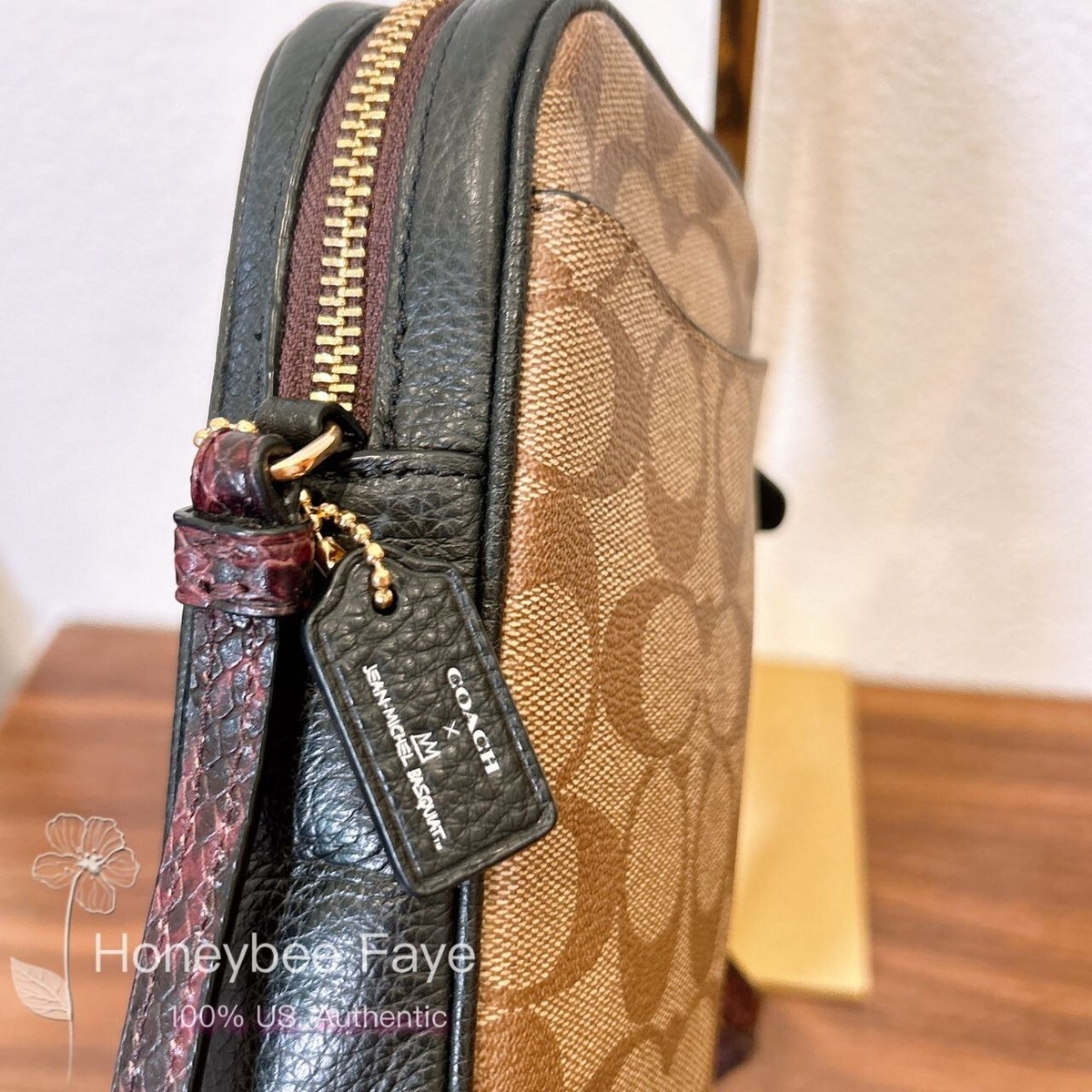 NWT Coach X Jean Michel Basquiat North/South Zip Crossbody