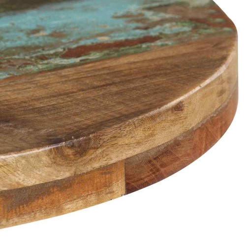 Tavolo Bistrot Rotondo Ø19,7"x29,5" Legno Massello di Recupero vidaXL - Foto 3 di 10