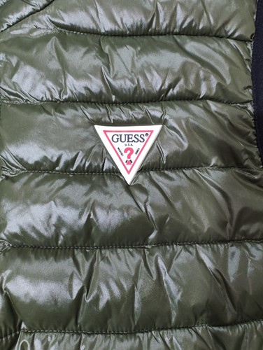 Guess Mens Green Puffer Vest Size Mens Medium - Picture 2 of 5