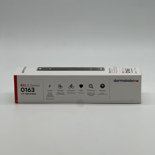 Dormakaba RCI 0163-32D 1/2" Rim Electric Door Strike Satin Stainless Steel - Picture 3 of 6