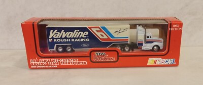 Racing Champions 1993 Edition NASCAR Team Racing Team Transporter Valvoline