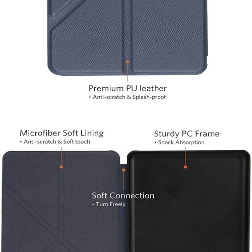 9/10th Generation Folio Stand Case for Kindle Oasis 2/3 Desktop - Picture 8 of 18