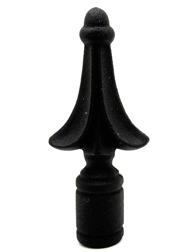 Pair of CLAESSON Conso Decorative Black Finials for 1/2" Diameter Round Rod - Picture 3 of 6