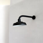 G-Scale Model Train Building/Depot/Station L-Shaped Lamp/Light Black New