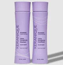 Keranique Color Boost Follicle Strengthening Shampoo & Conditioner Set for Color