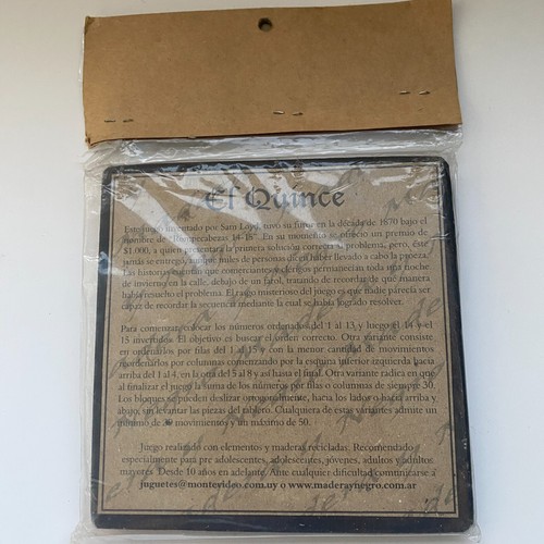 Madera Y Negro Memoria Juego Azulejos Rústicos En Embalaje Otoño - Imagen 3 de 3
