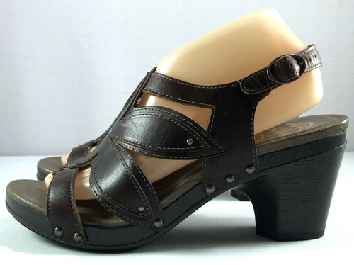 Dansko Nina Sandal Womens Brown Leather Size 40 Slingback Shoes 9.5 - 10 - Picture 3 of 12