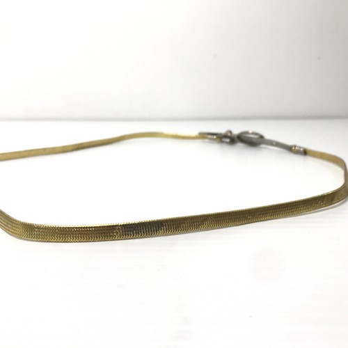 Women's Belt Gold Silver XS-S VTG Skinny Metal Stretch Disco Dress Ladies - Picture 7 of 11