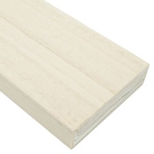 BuyPlastic Tangent Poly Lumber - Seashell, 2x4 (1.5" x 3.5"), 72" L