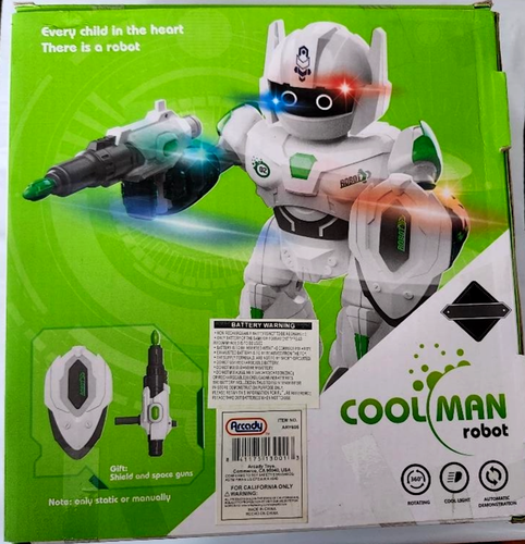 Cool Man Teaching & Dancing Robot 3+, Brand New
