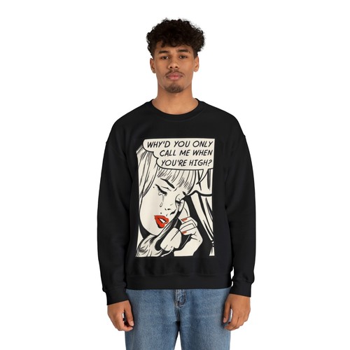 SUDADERA ARCTIC MONKEYS WHY'D YOU ONLY LLAM ME WHEN YOU'RE HIGH JUMPER MÚSICA - Imagen 8 de 9