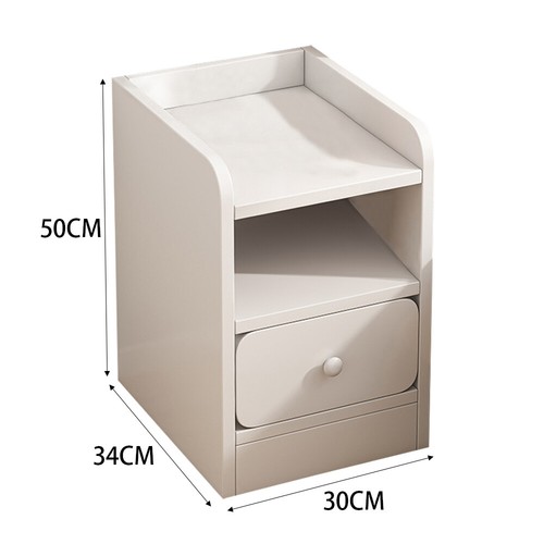 Modern Bedside Table Drawers Cabinet Bedroom Furniture Storage Nightstand Shelf - Picture 40 of 58