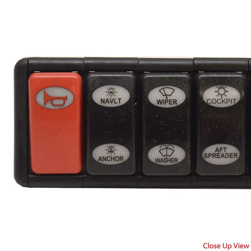Wellcraft Boat Rocker Switch Panel | 340 Coastal Black Illuminated - 第 3/5 張圖片