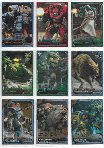 Warhammer 40K Galaxia Oscura - Selección de Cartas Paralelas Casi Nuevo Purge Vanguard Crusade - Imagen 4 de 193