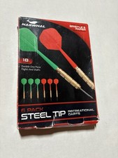 Narwhal 6 Pack Steel Tip Recreational Darts 18 Grams Red And Green New In Box