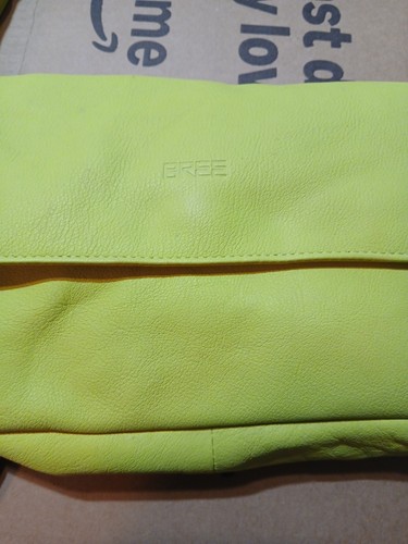 Nuevo Bolso Mensajero BREE De Colección Para Mujer Cuero Verde Bandolera Solapa  - Imagen 2 de 7