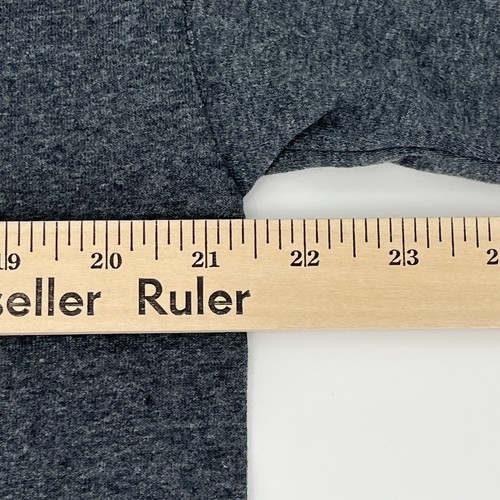 Gildan Ultra Cotton Heavyweight T-Shirt - Herren Large anthrazitgrau leeres T-Shirt gebraucht, in einwandfreiem Zustand - Bild 6 von 11